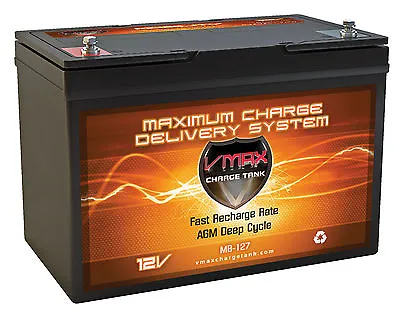 EVEREST & JENNINGS COMP VMAX MB127 Wheelchair 100AH AGM Group 27 Battery 1280T  • $239.93