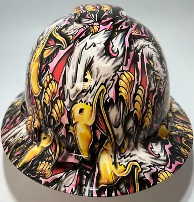 New Full Brim Hard Hat Custom Hydro Dipped SCREAMING EAGLES. Free Shipping • $55.24