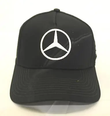 Mercedes-AMG Petronas Adult Lewis Hamilton 2022 Team Trucker Hat CL8 Black OSFM • $37.04
