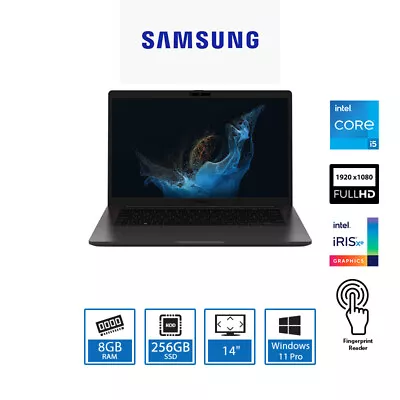 Samsung Galaxy Book2 Business Laptop I5-1250P VPro 8GB RAM 256GB SSD 14  Full HD • £469.99