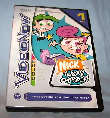 Video Now Color Disc-The Fairly Odd Parents-Miss Dimmsdale Mind Over Magic • $10