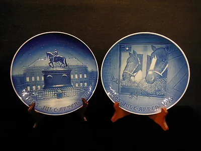 B&G Christmas Nite In The Stable 1975  Amalienborg The Royal Palace 1970 Plates  • $9.99