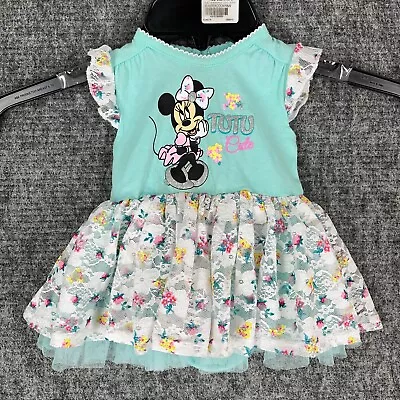 Disney Dress 6/9 Months Baby Girls Minnie Mouse Tutu Jumper Lace • $10.87