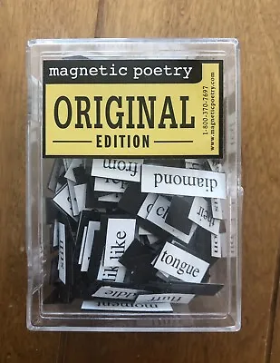 Vintage Magnetic Poetry Original Edition Game Literary Circa 1992 • $9.99