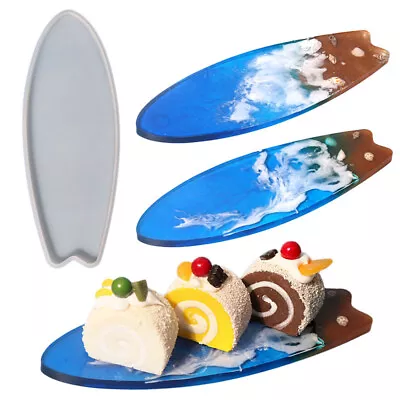 Surfboard Shape Tray Mold Silicone Epoxy Resin Casting Mould DIY Supplies Mould • $7.99