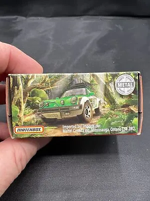 Matchbox Car  '85 Porsche 911 Rally Green  Brand New  2019  Free Insured Postage • £5.99