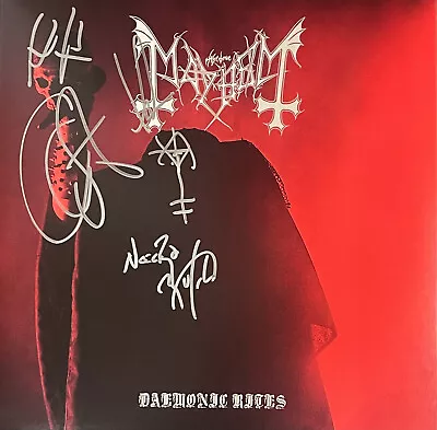 Mayhem- Daemonic Rites AUTOGRAPHED LP By All Members • $49.99