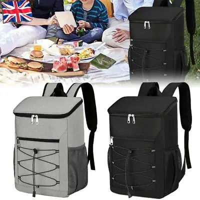 Waterproof Insulated Cooling Backpack Picnic Camping Rucksack Cooler Bag Hot • £12.99
