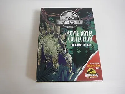 Jurassic Park Movie Novel Collection Box Set Dominion Fallen Kingdom 30th Annive • $29.95