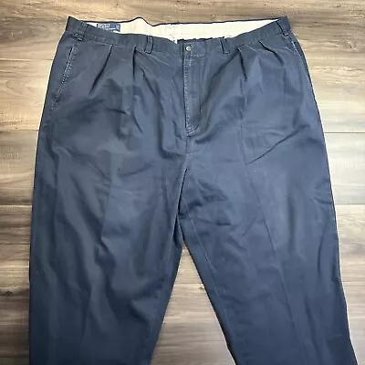 Polo Ralph Lauren Pants Mens 50 X 29 Blue Big Andrew • $16.99