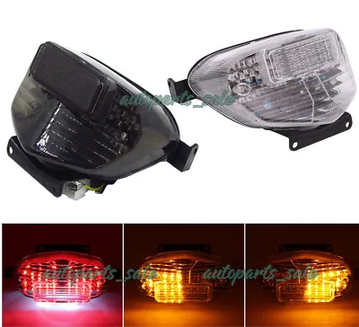 For Suzuki GSXR600 GSXR750 GSXR1000 LED Integrated Brake Turn Signals Tail Light • $30.98