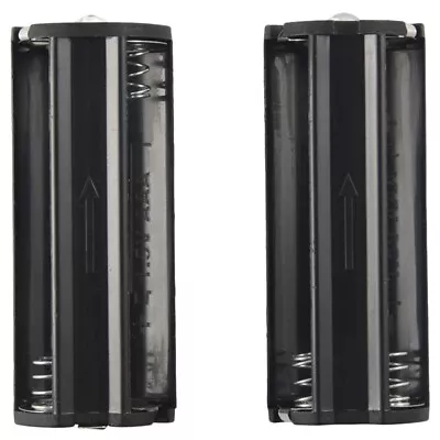 2Pcs Black Battery Holder For 3 X 1.5V AAA Batteries Flashlight Torch P2P28094 • $5.99
