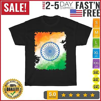 India Independence Day 15 August Indian Flag Patriotic Vintage T Shirt Men Women • $11.87