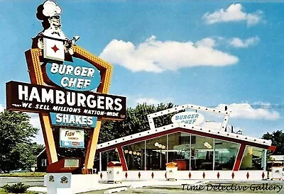 Vintage Burger Chef Hamburger Restaurant - Vintage Photo Print • $10