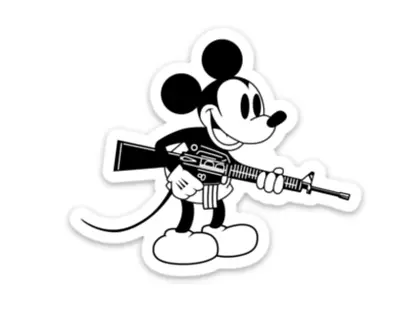 Mickey Sticker Decal Magazine AR Vinyl Second Amendment Mouse Rat  • $3.49