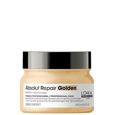  L'Oreal Serie Expert Absolut Repair Golden Lightweight Mask 250ml. • £18.95