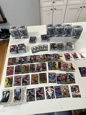 2022 Marvel Metal Universe Spider-Man Upper Deck Skybox MASSIVE LOT (387 Cards) • $9.50
