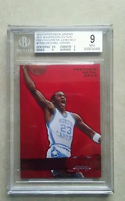 Upper Deck Michael Jordan UNC Master Collection Precious Metal Gems Red • $14995