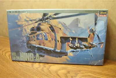 HASEGAWA MIL Mi-24 HIND-A  HELICOPTER 1/72 SCALE MODEL KIT #K019 • $24.95