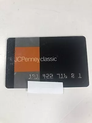 Vintage JCPenney Classic Store Credit Charge Card Collectible • $9.97