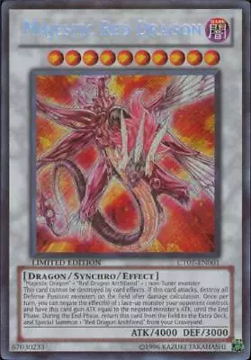 Yugioh! MP Majestic Red Dragon - CT07-EN001 - Secret Rare - Limited Edition Mode • $2.60