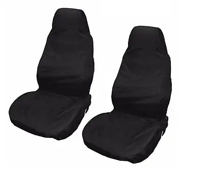 Seat Cover Waterproof Front Pair Protector 600D Nylon Black To Fit BMW  • £11.87
