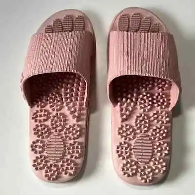 Pink Flip Flop Acupressure Massage Slippers Therapeutic Reflexology Sandal Foot • $10