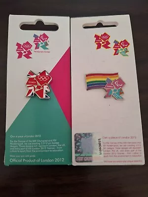 LONDON 2012 PIN BADGE X 2 • £1.25