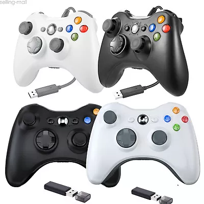 Wired/ Wireless Xbox 360 Controller GamePad For Microsoft Xbox 360/Slim Windows • $26.99