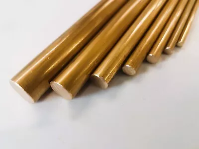 Brass Metal Bar Rod Round Solid Modelmaking Diameter 3.2 To 12mm Various Lengths • £1.75