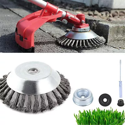 Trimmer Head Grass Strimmer Steel Wire Wheel Mower Weed Brush Cutter Outdoor • $26.39