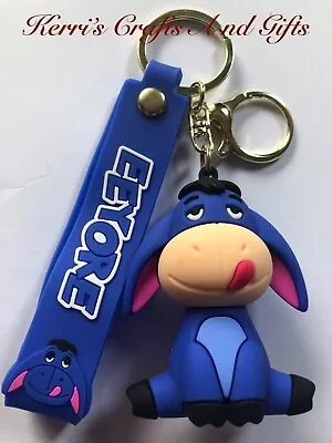 Winnie The Pooh Themed Eeyore Keyring Keychain More Characters Listed • £6