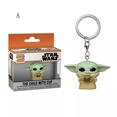 Funko Pop Baby Yoda The Child Grogu Star Wars Action Figure Keychain Toys • $7.99