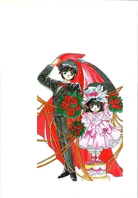 2004 CLAMP Mini-Poster 10.2  X 7  (26 X 18cm) Man Of Many Faces Anime Manga #134 • $21.99