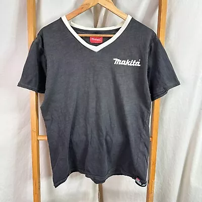 Makita Shirt Mens Fits Small Grey V-Neck Give Me My Makita Back Mac • $6.49