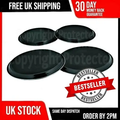 £8.59 • Buy 4pc Set Of Colour Stainless Steel Metal Electric Cooker Hob Ring Cover Protector
