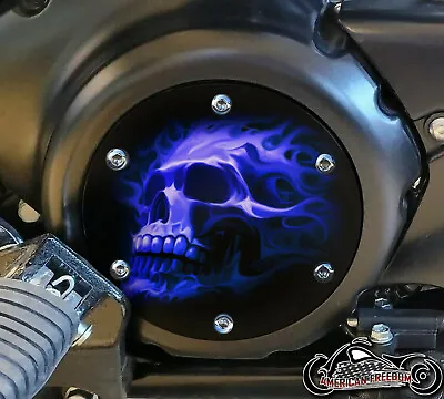 Suzuki Boulevard M109R Custom Aluminum Derby Clutch Cover Fits 2006-UP SKULL • $134.99