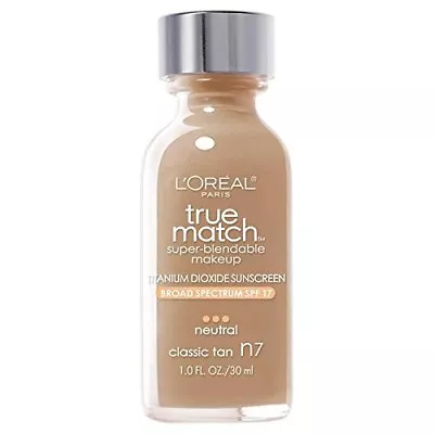 L'Oreal True Match Super Blendable Makeup #N7 Classic Tan 1.0 Oz. • $7.25