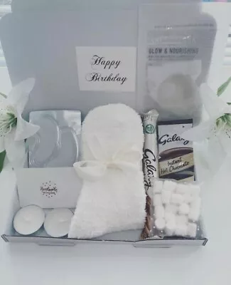 Personalised Spa Self Care Pamper Hamper Gift Box Care Package For Her • £13.99