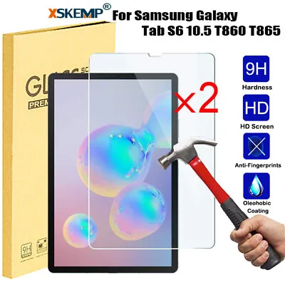 2Pcs For Samsung Tab S6 S5E S4 Active 2 Tempered Glass Film Screen Protector • $17.58