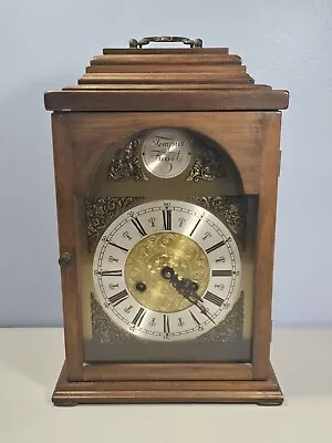Mason & Sullivan Mantel Clock Wood Case West Germany 140-070 Runs Slow No Key • $124.99