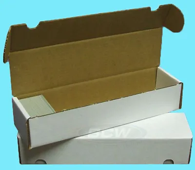 10 BCW 800 COUNT CARDBOARD CARD STORAGE BOXES Trading Sports Case Football MTG • $26.89