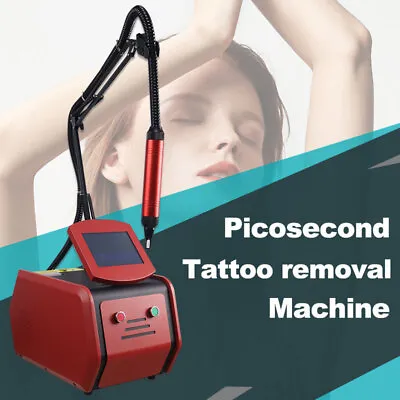 New Pico Laser Tattoo Removal Machine ND YAG Eyebrow Pigment Remove Carbon Peel • £1099.19