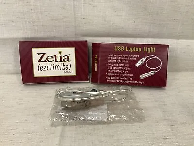 Zetia USB Light Pharmaceutical Drug Medical Advertising Vintage Ezetimibe Merck • $14.95