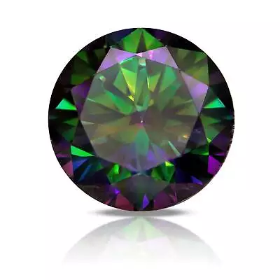 Moissanite Rainbow Green Round Brilliant Cut - 4-11mm Vvs1 Loose Moissanite • $15.99