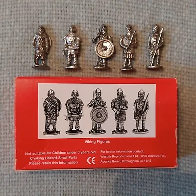 Boxed Vintage Westair Boxed Metal Viking Warriors Military Figures X 5 • £6