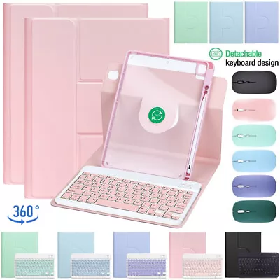 Bluetooth Keyboard Case With Mouse For IPad 10th/9/8/7/6/5 Gen Air 5/4/3 Pro 11 • £11.99