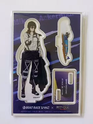 Attack On Titan X Boat Race Biwako Acrylic Stand Figure Mikasa Ackerman AOT JP • $34