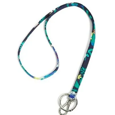 VERA BRADLEY Cotton ID Lanyard Midnight Blues Doctor Nurse Teacher Vet School • $16