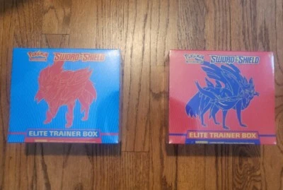 $100 • Buy Pokemon Zacian & Zamazenta Sword And Shield ETB Elite Trainer Box Sealed 2020